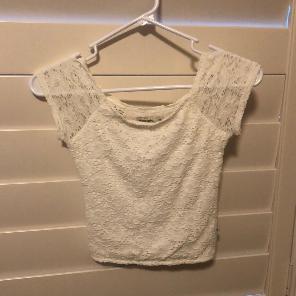 White lace top